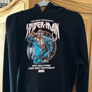 Marvel  Spider-Man 2 Hoodie Sweatshirt Mens Large